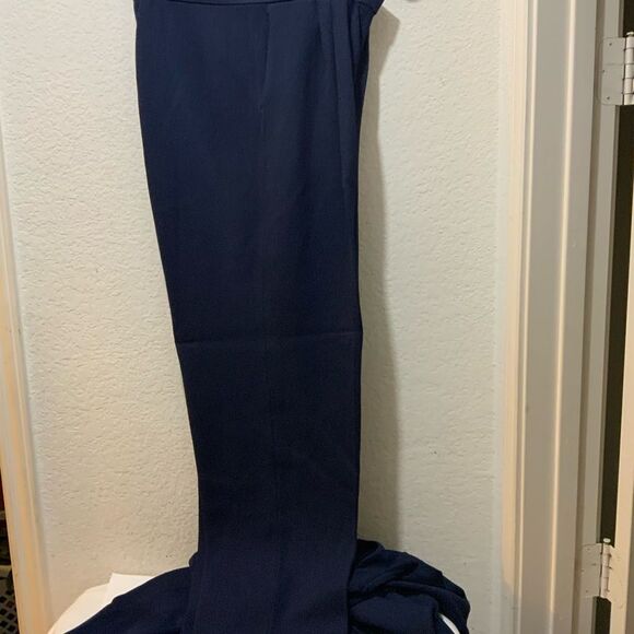 St. John Basics  3Pc Santana Knit Jacket &pants , tank  Suit Navy Size 12 H2 - Picture 5 of 10